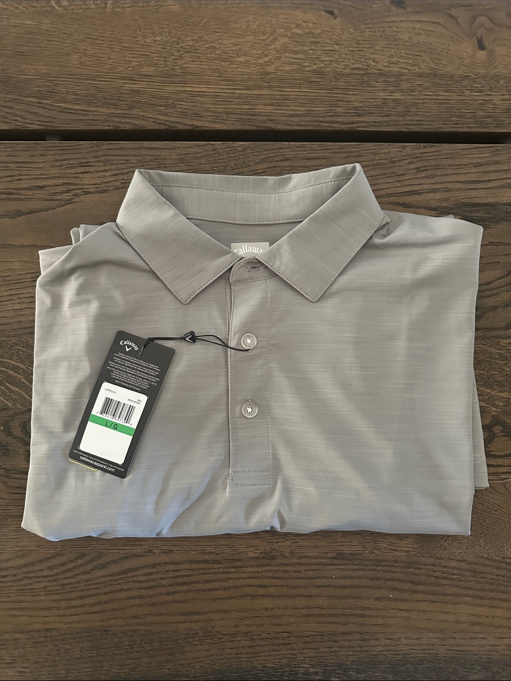 Callaway Men’s Light Gray Polo Performance Shirt